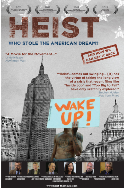 Heist: Who Stole the American Dream?